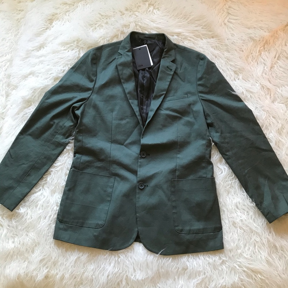 🆕ASOS‎ GREEN SKINNY FIT BLAZER JACKET